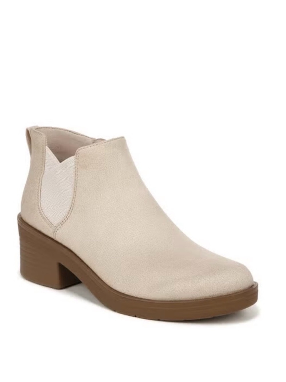 Bzees Ontario Stretch Chelsea Bootie Wide Width Casual Chic 9.5W Machine-Wash